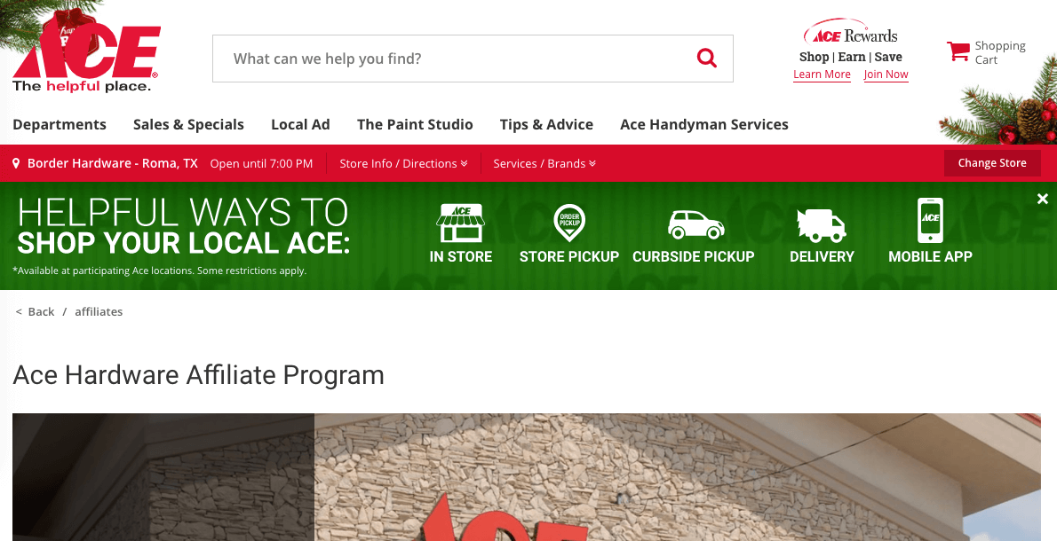 Ace hardware affiliate program - Empire Flippers